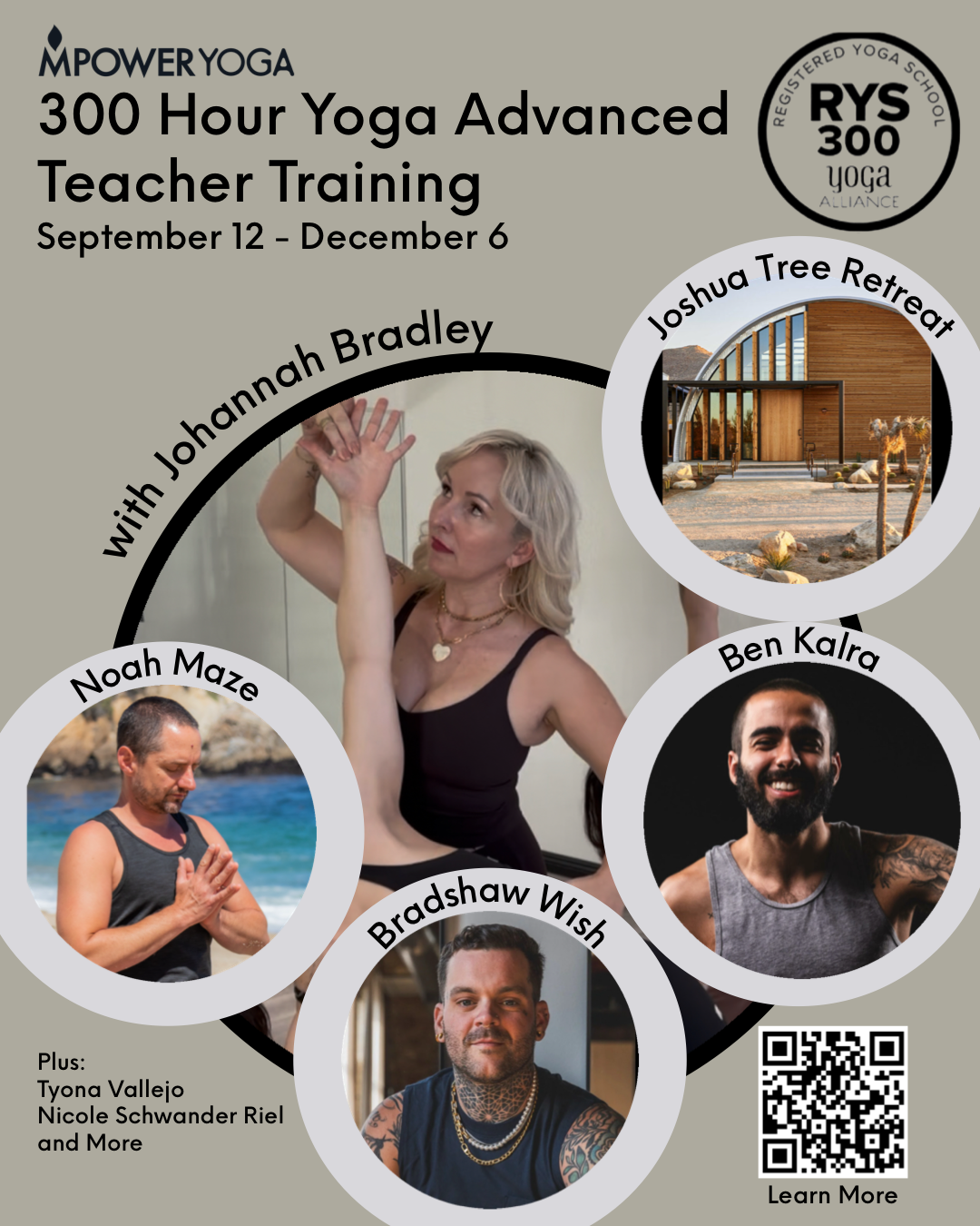 300 hour RYT teacher Training. 