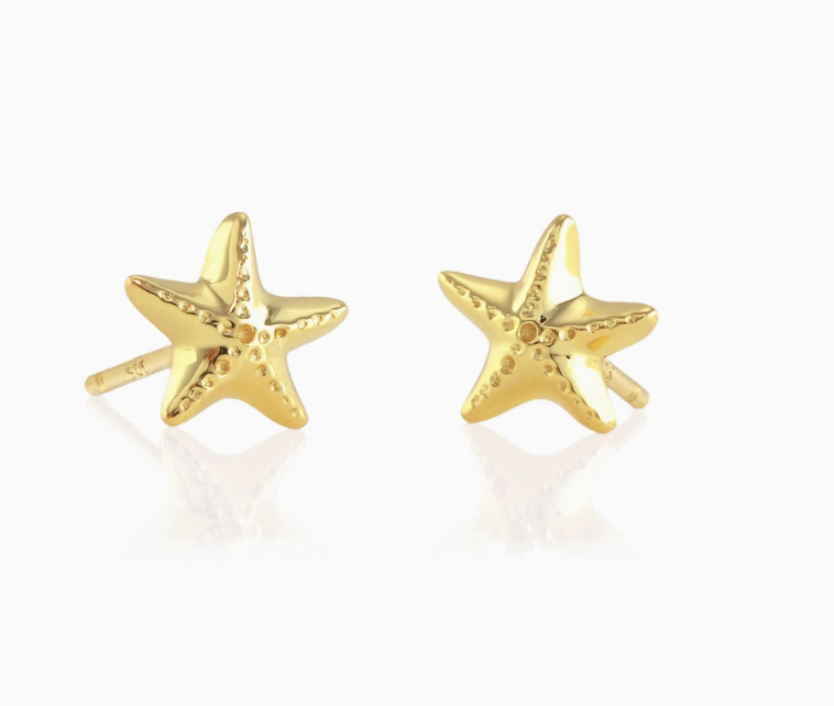 Kris Nations - Starfish Stud Earrings