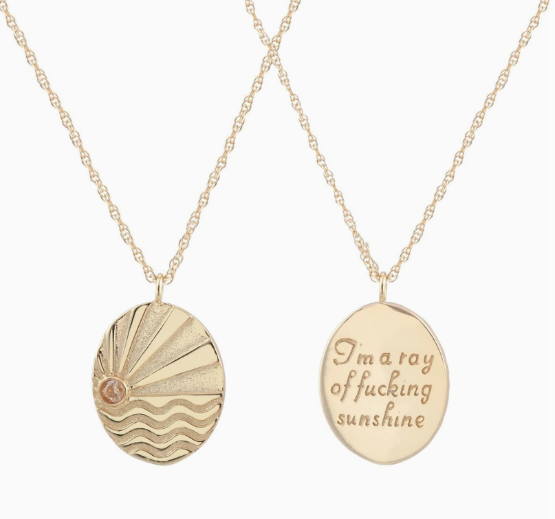 Kris Nations - Ray of Sunshine Charm Necklace