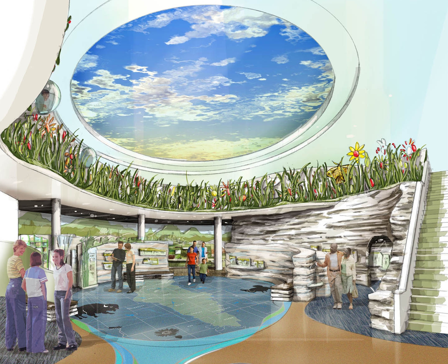 Flint Hills Discovery Center concept 