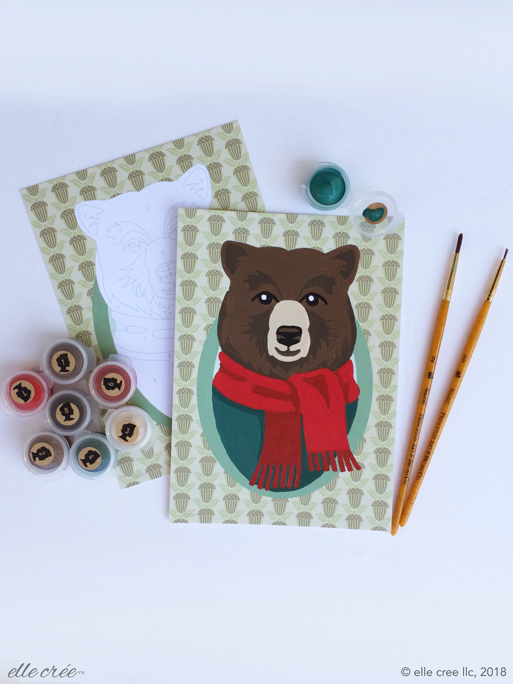 elle_cree_paint-by-number_card_set_bear_02.jpg