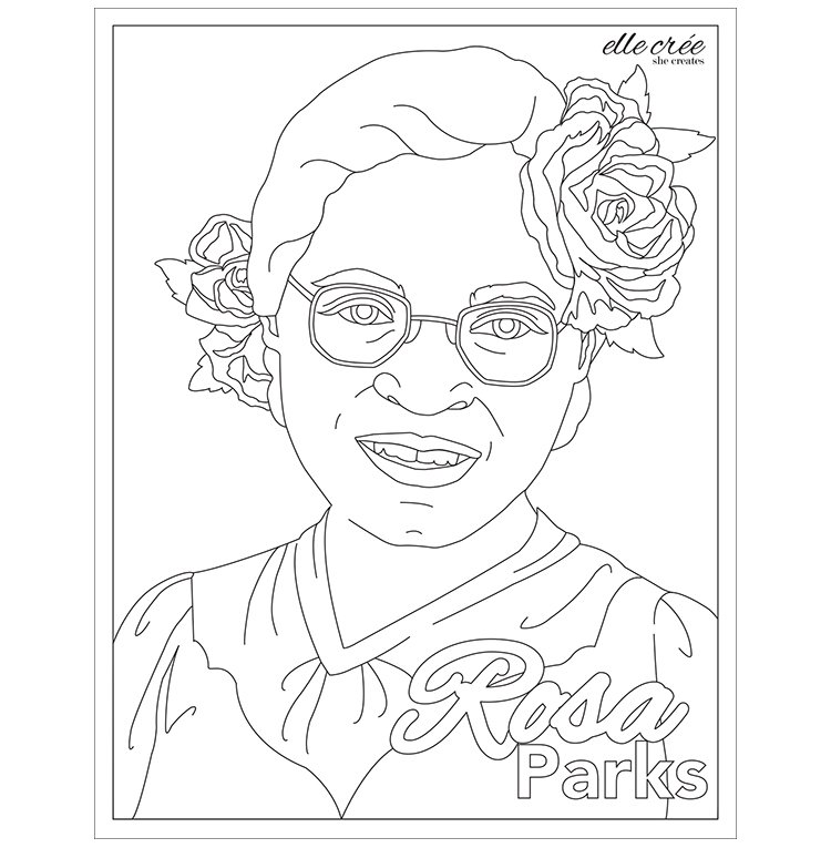 coloring pages elle cree she creates