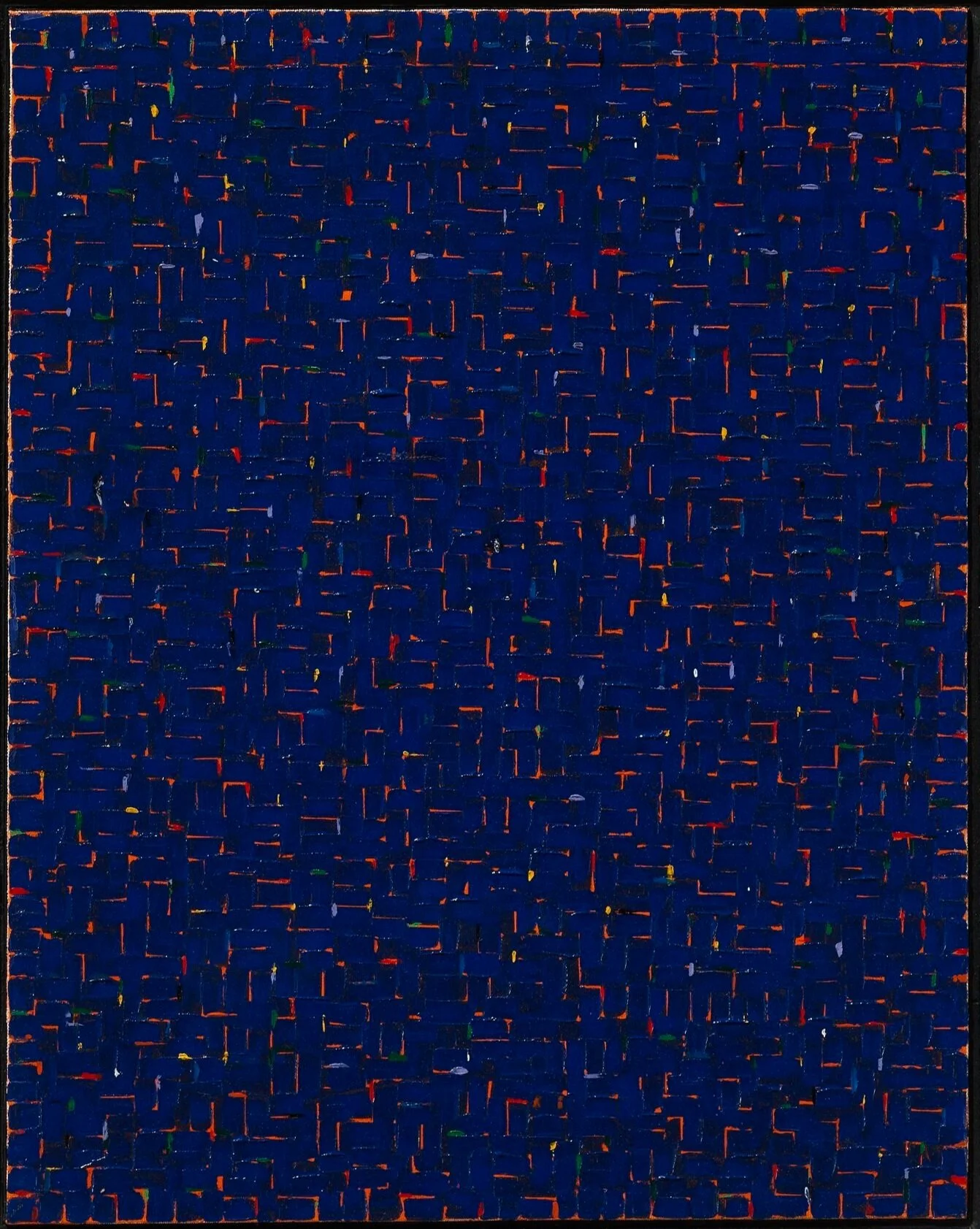 Young-il AhnWATER S96, 1996 Oil on canvas 21.5 x 17 inches(INQUIRE)