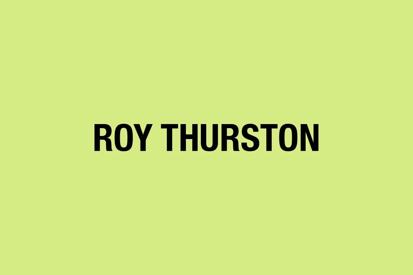 In Conversation (live): Roy Thurston