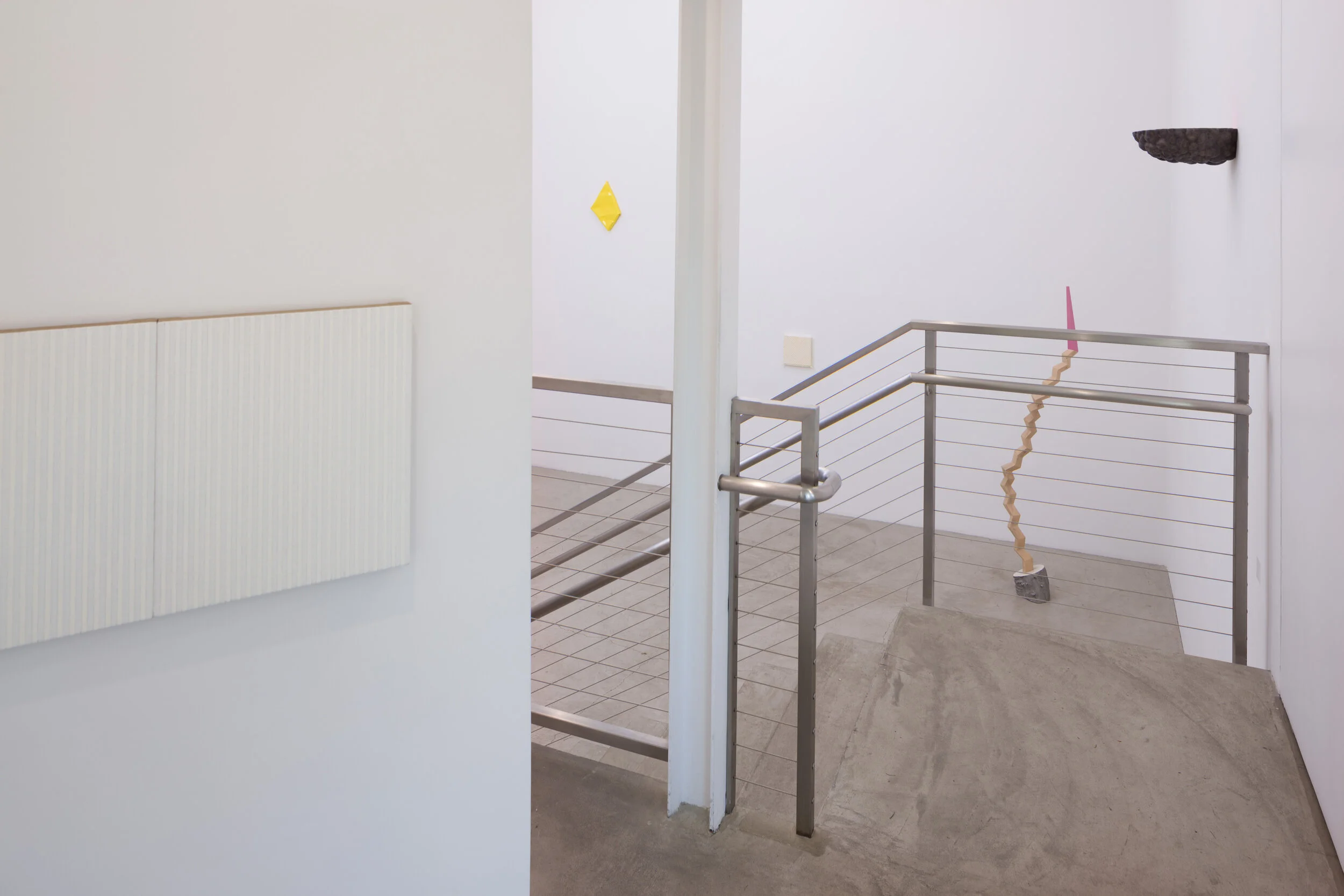 Installation of, ReVerb, Works by Tim Ebner, Carol Kaufman, Ross Rudel, Baik Art, 2019.jpg