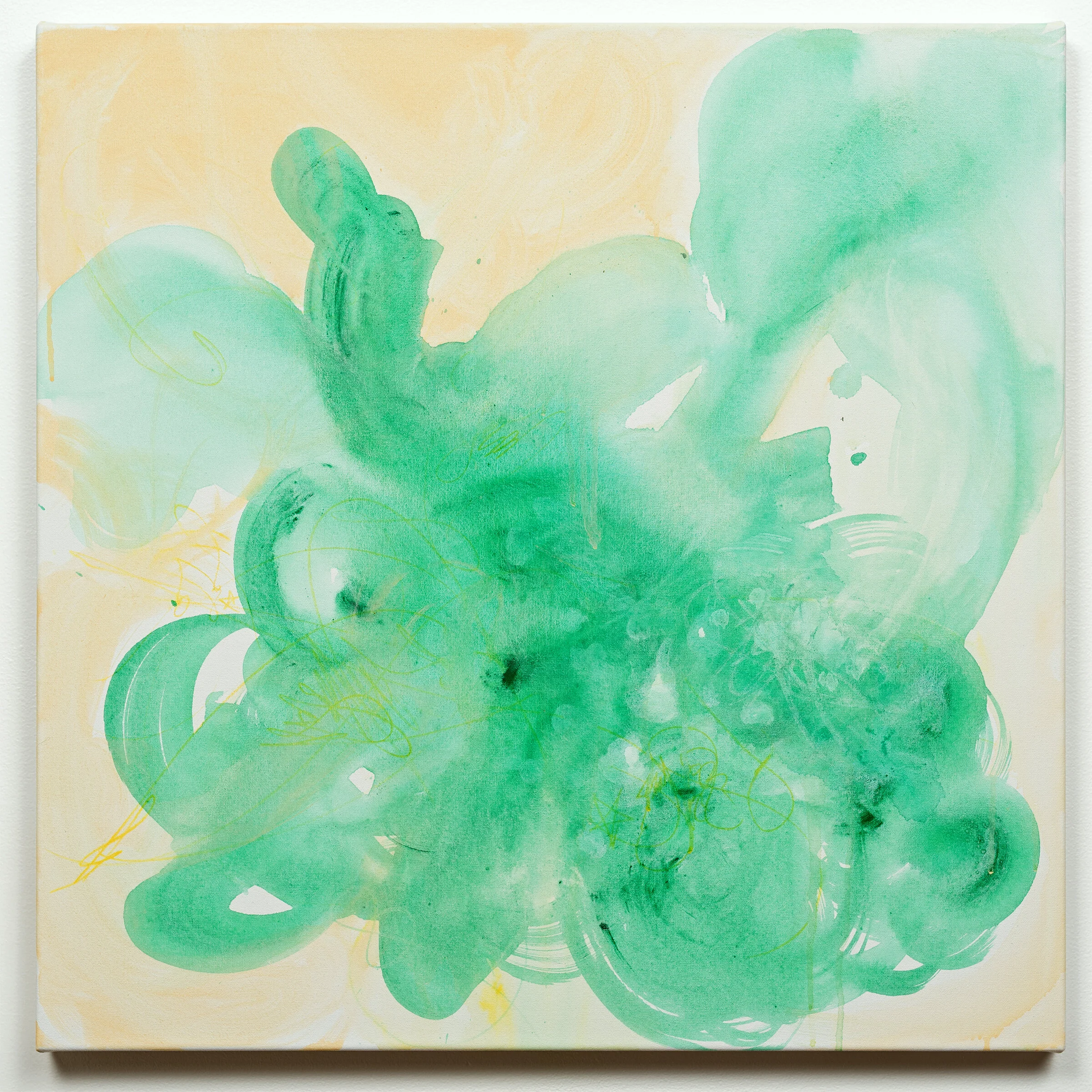 Permanently Changed, 2020 Ink, maker, and acrylic 30 x 30 x 1.5 in 76 x 76 x 4 cm