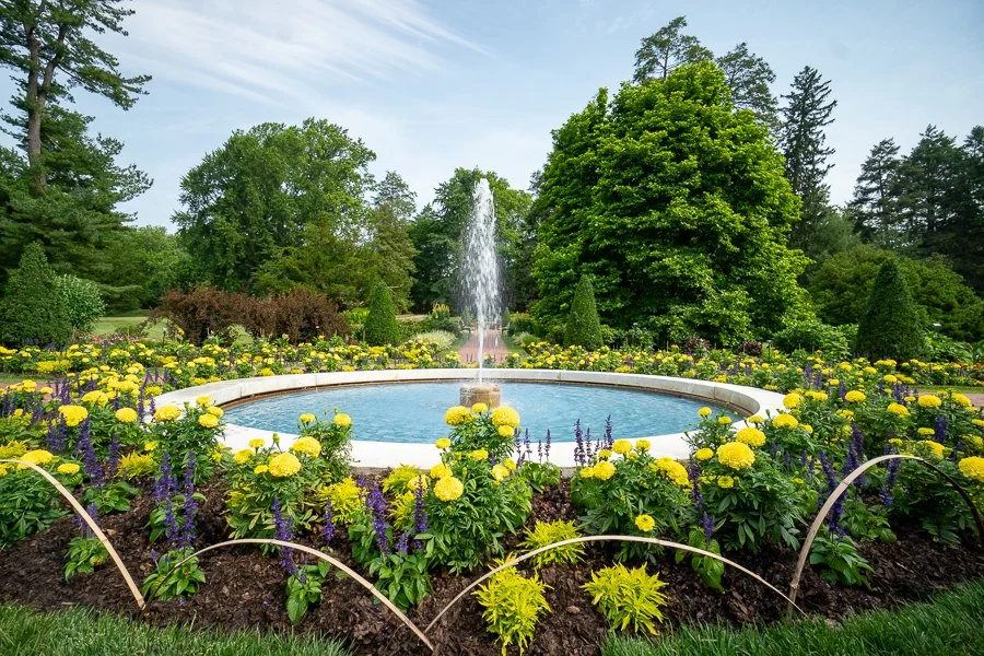 Flower Garden Walk Fountain