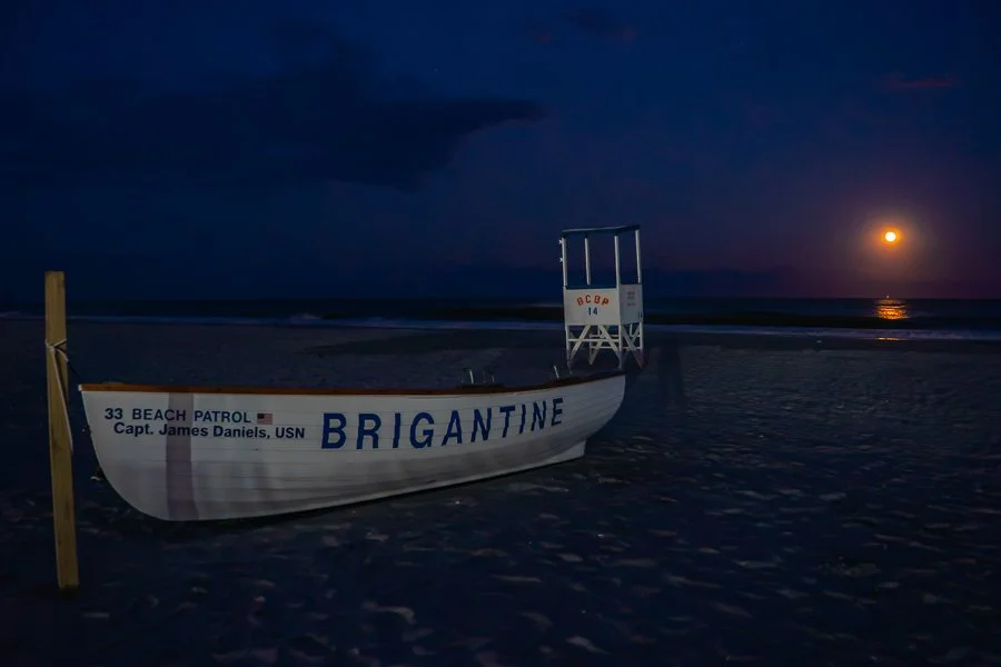 Buck Moon Over Brigantine