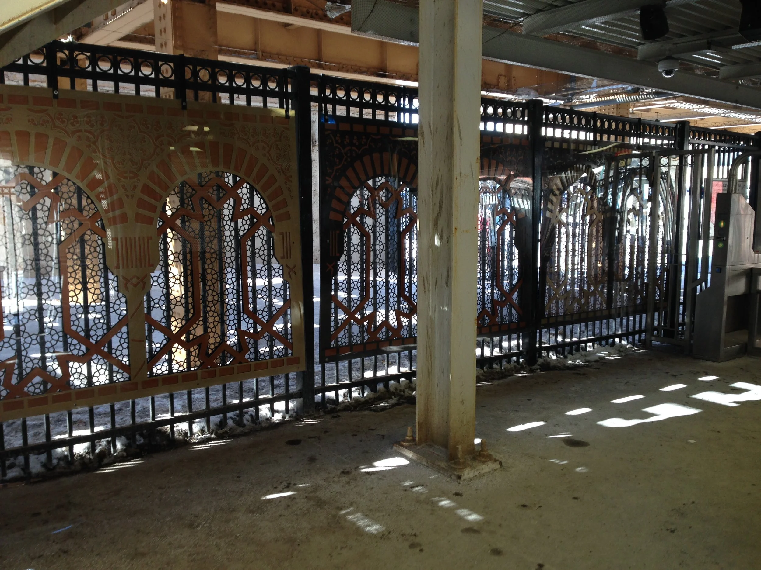 Parallel Frames of Reference Laser Cut Public Art Murals