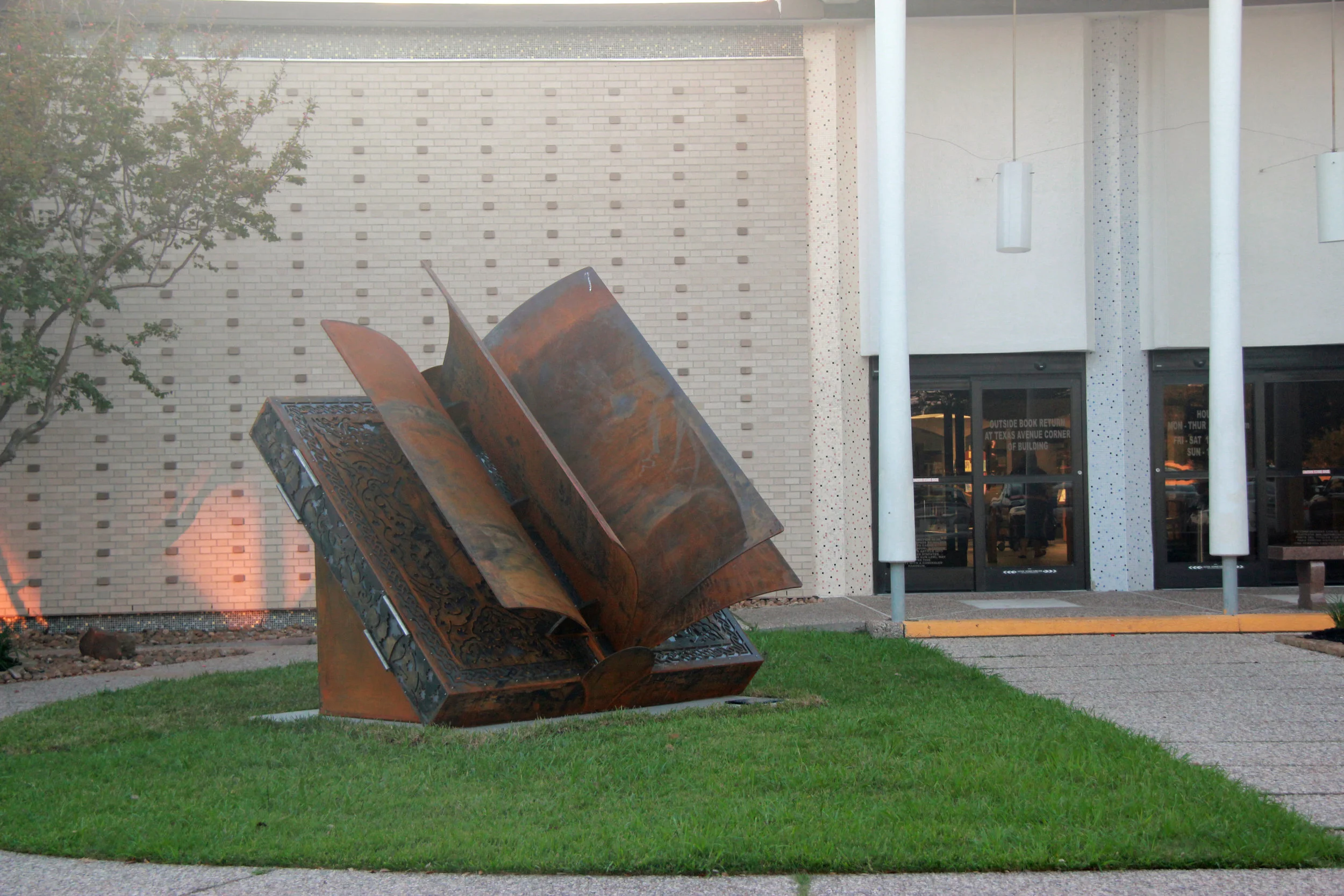 Boundless Knowledge Public Art Library Sculpture 