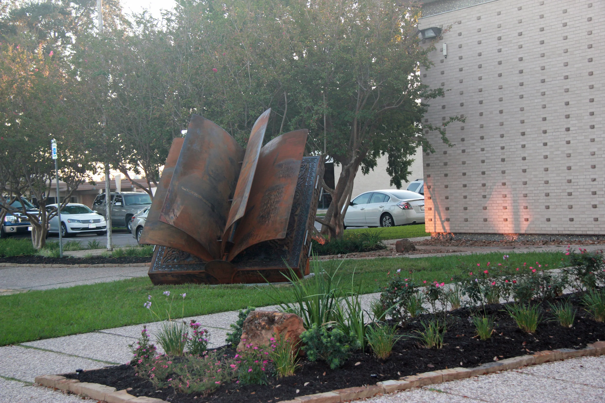 Boundless Knowledge Public Art Library Sculpture 
