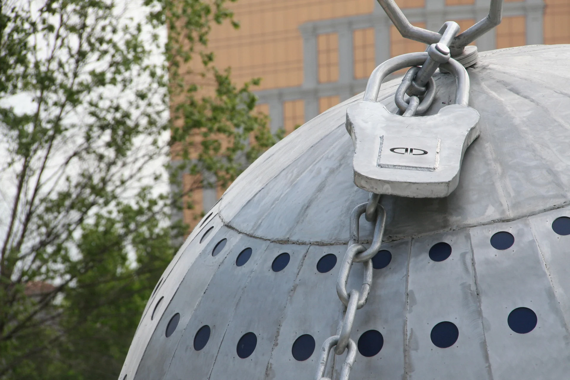 Safe Harbor Public Art Sculpture with Choreographed LED Lighting 