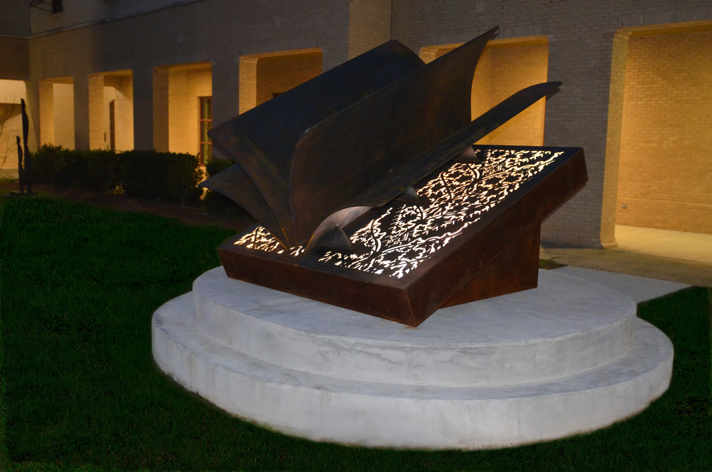 A Matter of Fiction Public Art Library Sculpture