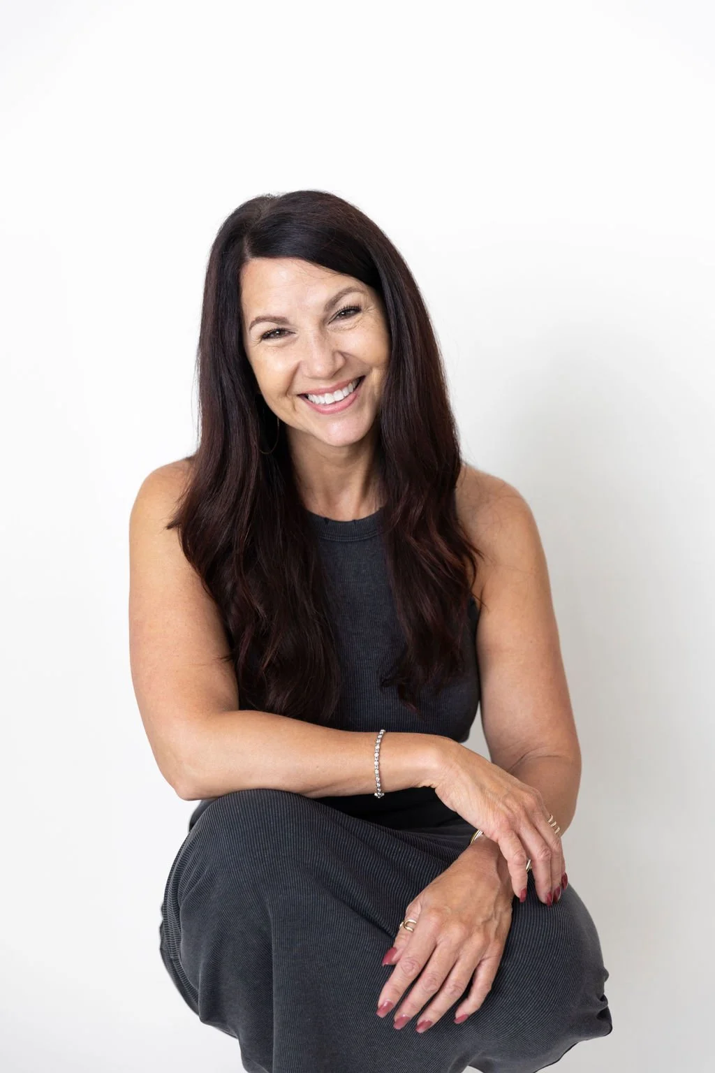 woman smiling at the camera