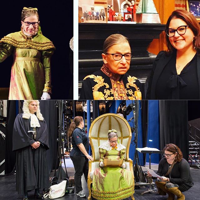 Happy Birthday, Justice! You are an inspiration and a real life superhero- the Dissenter! Here&rsquo;s to many more! #rbg #notoriousrbg #thedissenter #girlscandoanything #lifeisgood #onedayatatime