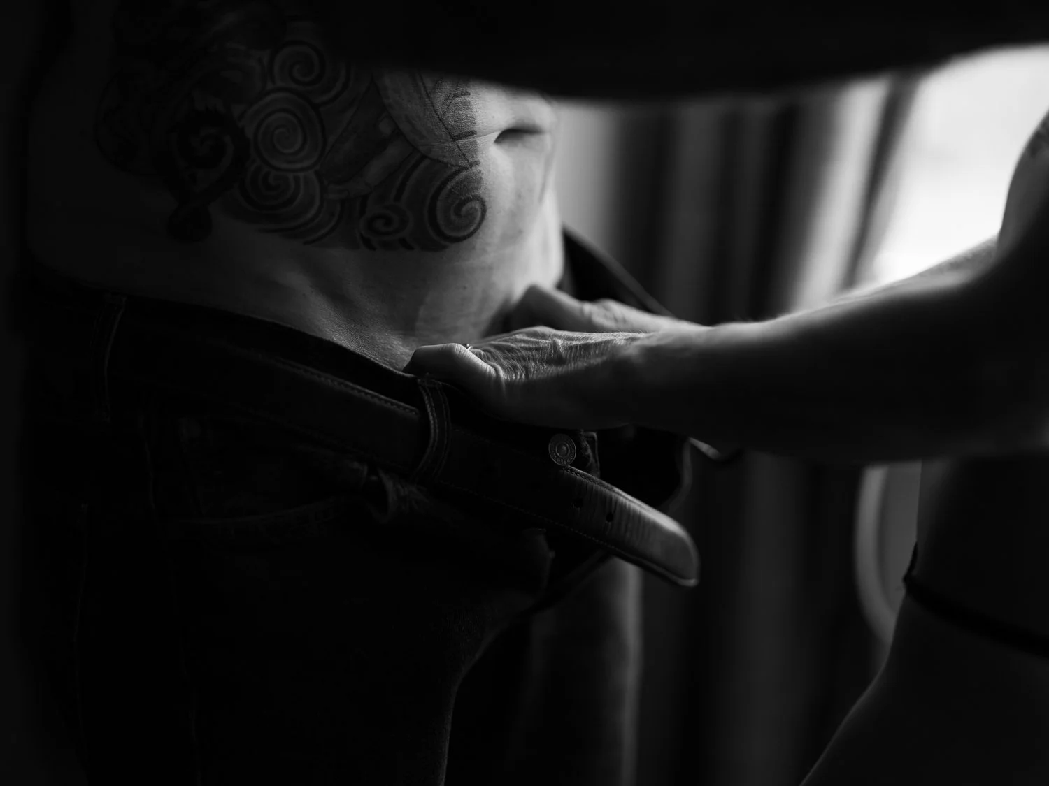 Close-Up of Couple’s Bodies During Erotic Session