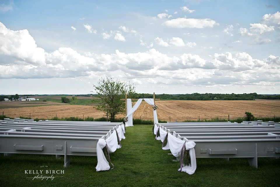 sweet draping lining ceremony walkway and on arch