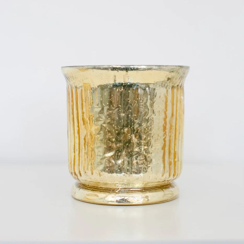 single mercury glass vase