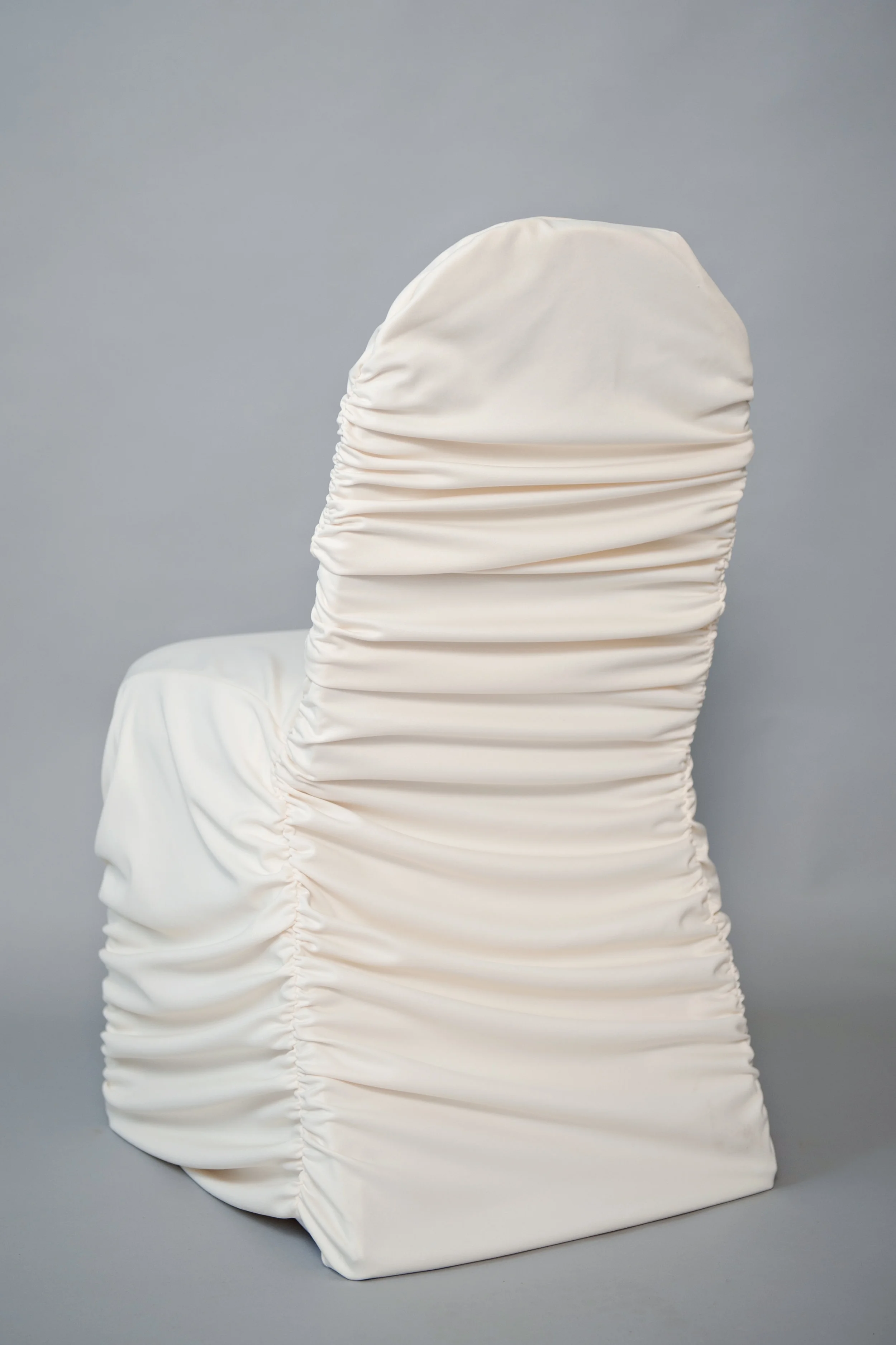single ivory rouge chair cover
