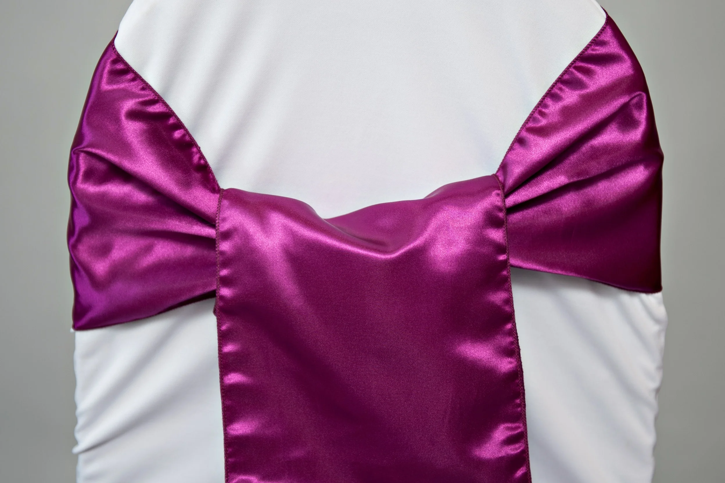 Sangria Satin Sash tied kimono style