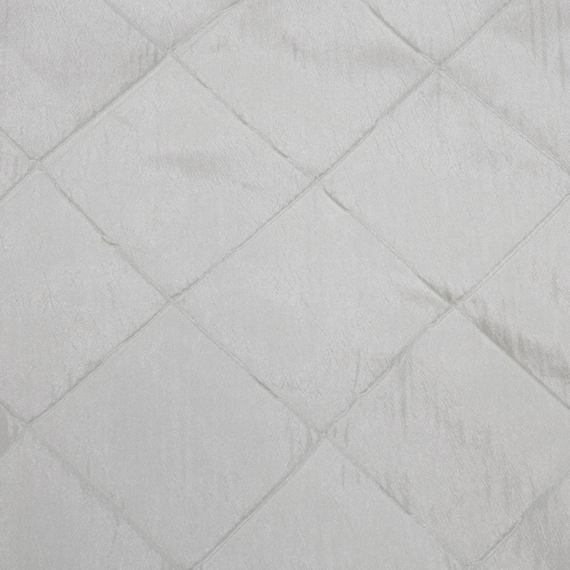 white pintuck linen