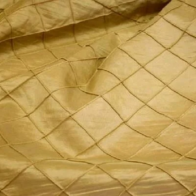 gold pintuck linen