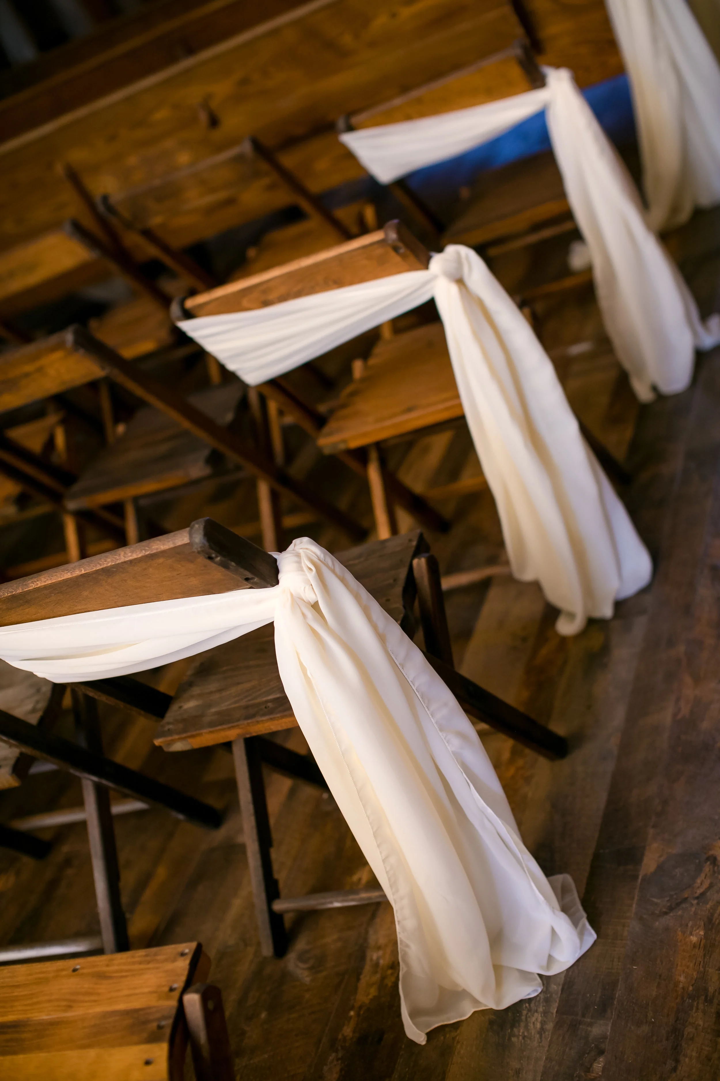 reception chair chiffon wrap