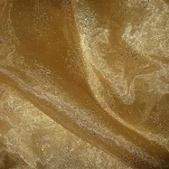 gold diamond organza Table Runner fabric