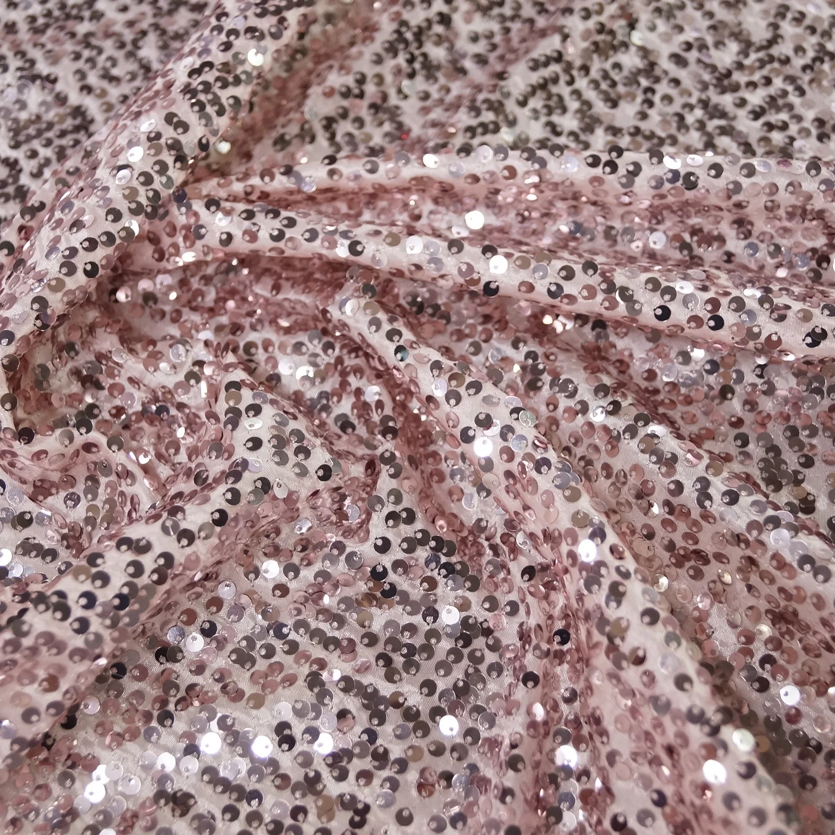 pink sequin table runner fabric