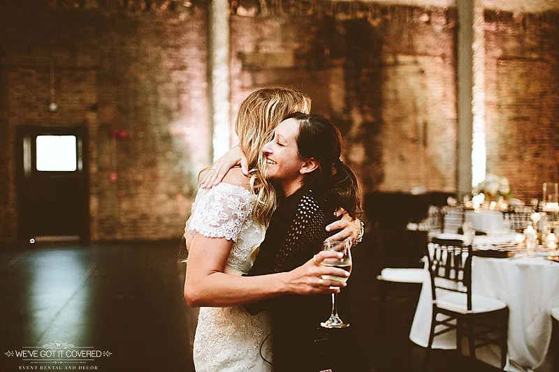 The love between the bride and a wedding planner as the day came together to be beautiful.