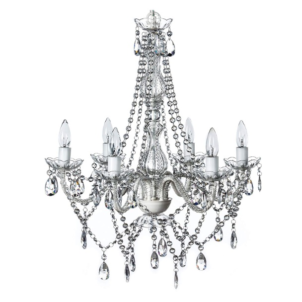 6 light decorative chandelier