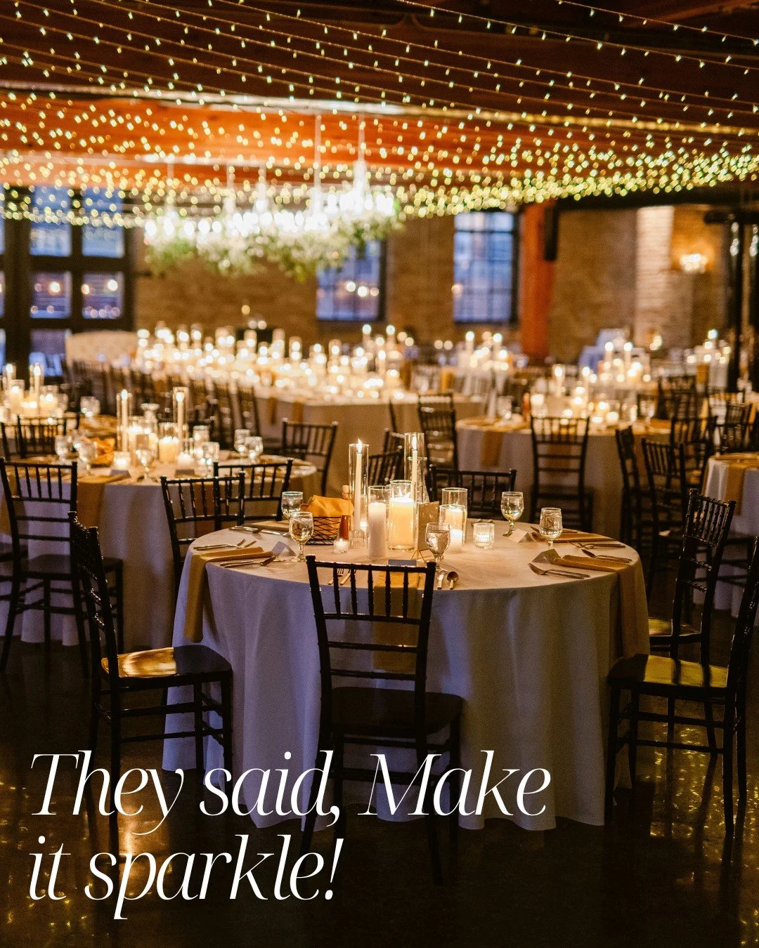 This is your sign to book the twinkle light canopy.