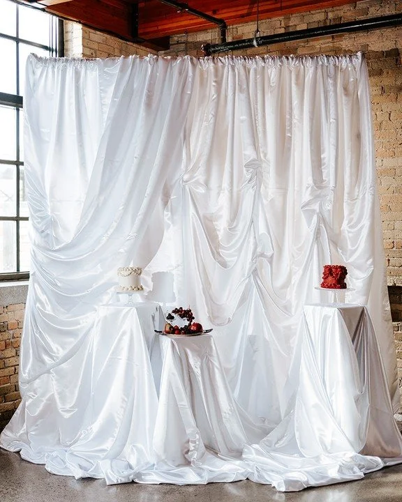 Go ahead, put white satin in a corner, it's still gonna shine!