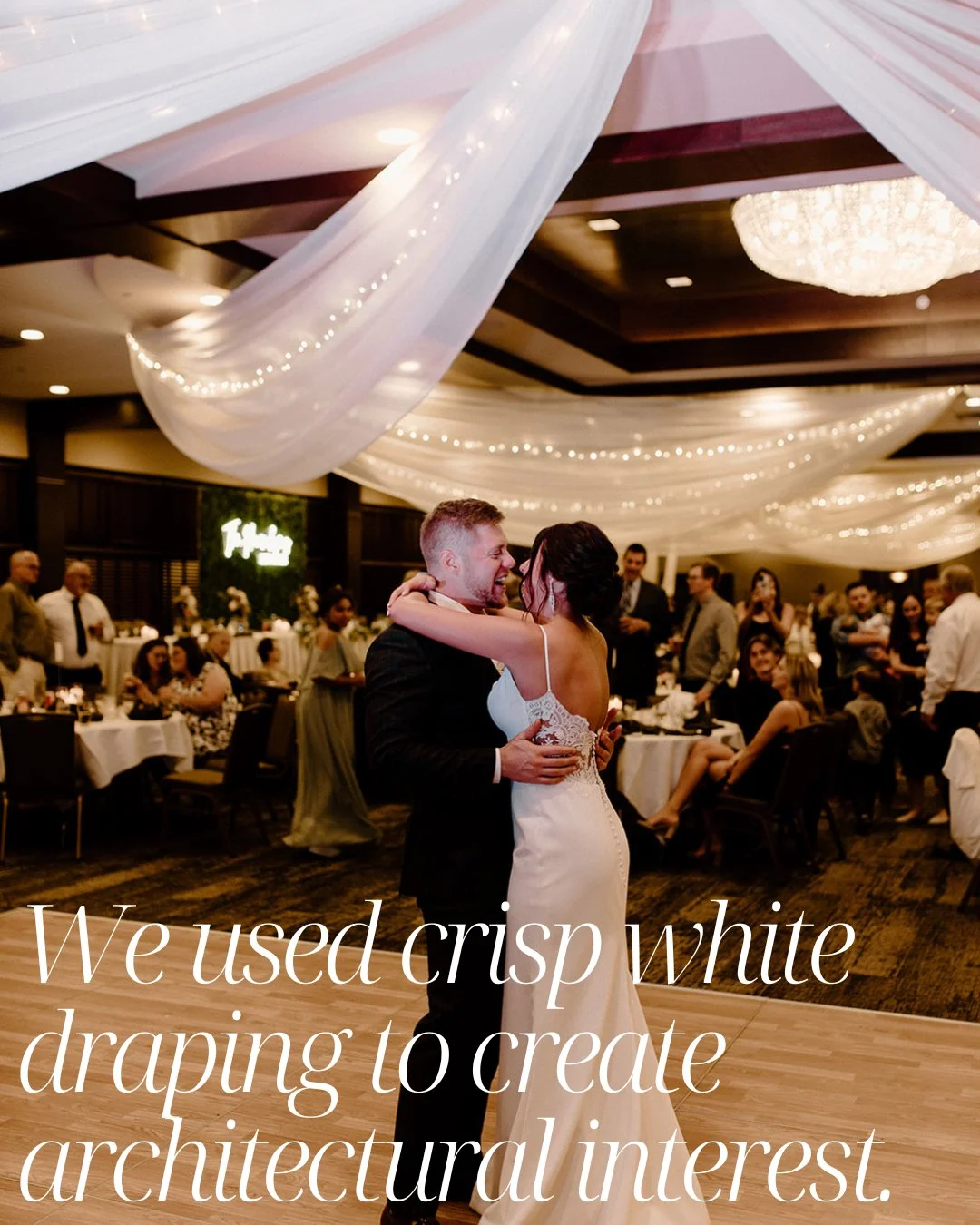 Elevating Twin Cities weddings one ceiling at a time. Book your 2026 consultation today.

#MNWedding #TwinCitiesWeddings #WeddingDraping #CeilingDraping  #StPaulWedding #brackettscrossing