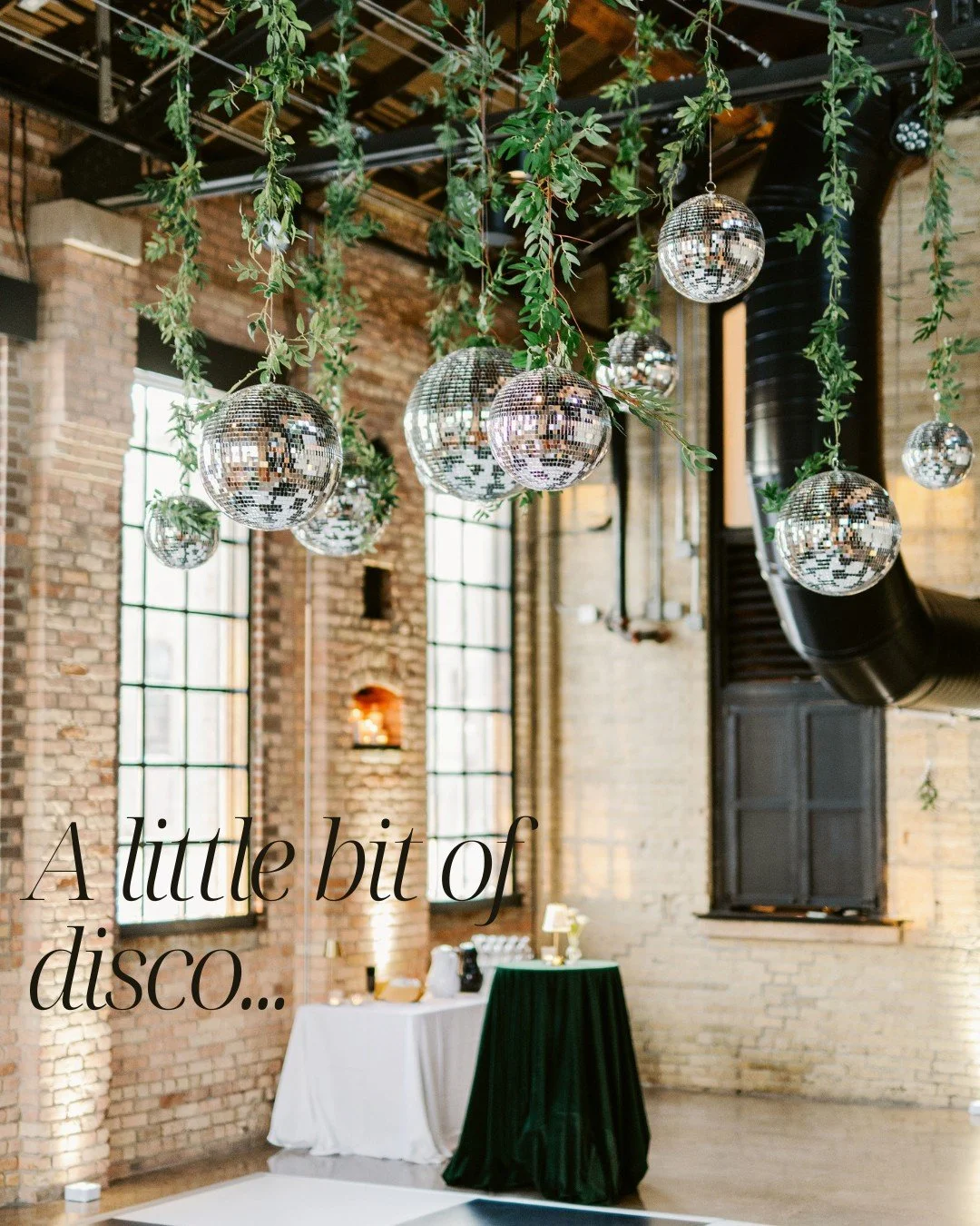 Proof that you can be both a class act and the life of the party. Our favorite way to elevate the dance floor.

#discoballinstallation #discoballwedding #mnwedding #mnweddingvenue