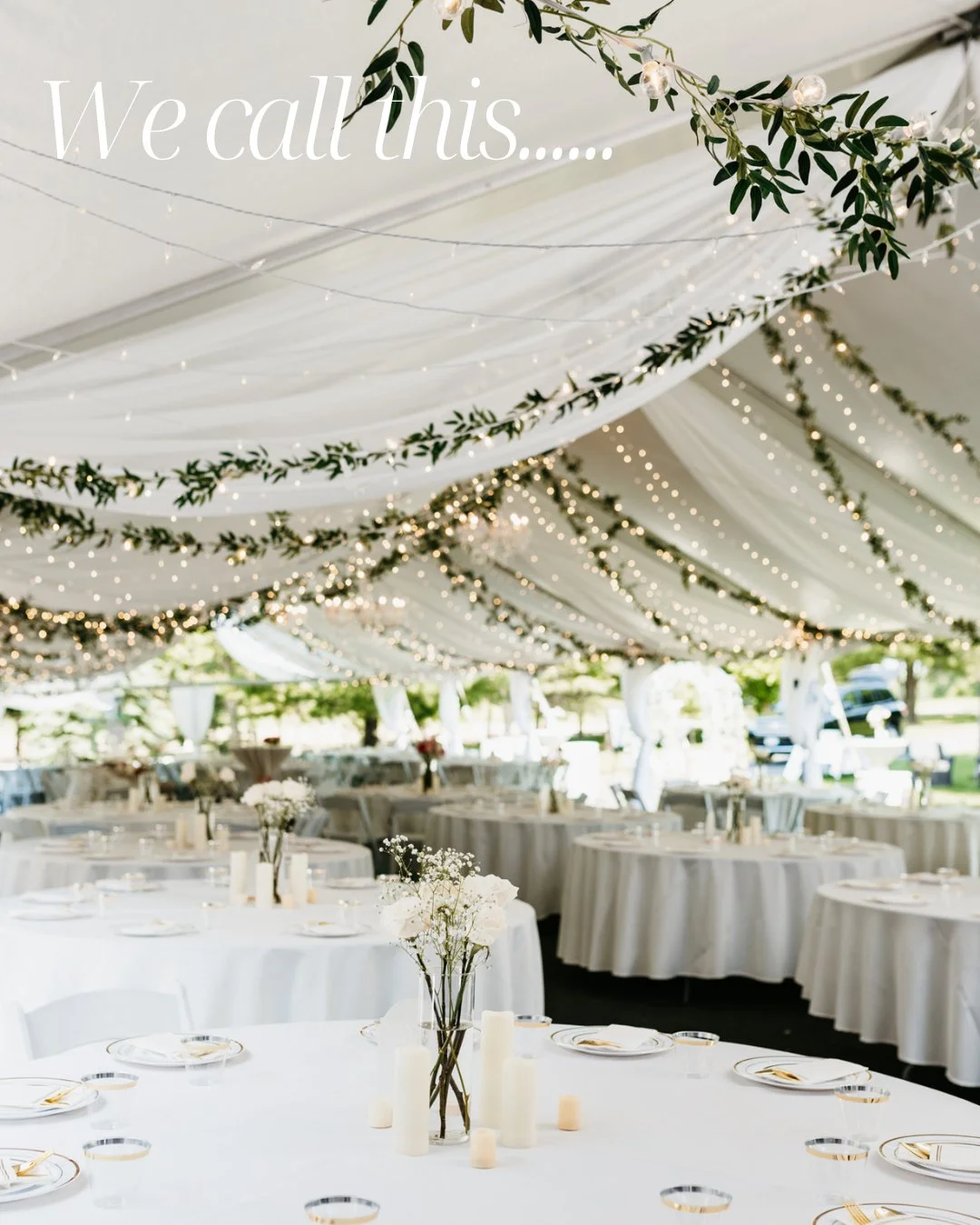 The ultimate transformation. 🪄 If you were looking for a sign to host a tented celebration, this is it. Swipe to see why we&rsquo;re obsessed with ceiling draping installations in tents.

#tentwedding #ceilingdraping #mnwedding #mnweddingvenue