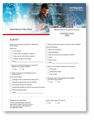 Attendee Survey