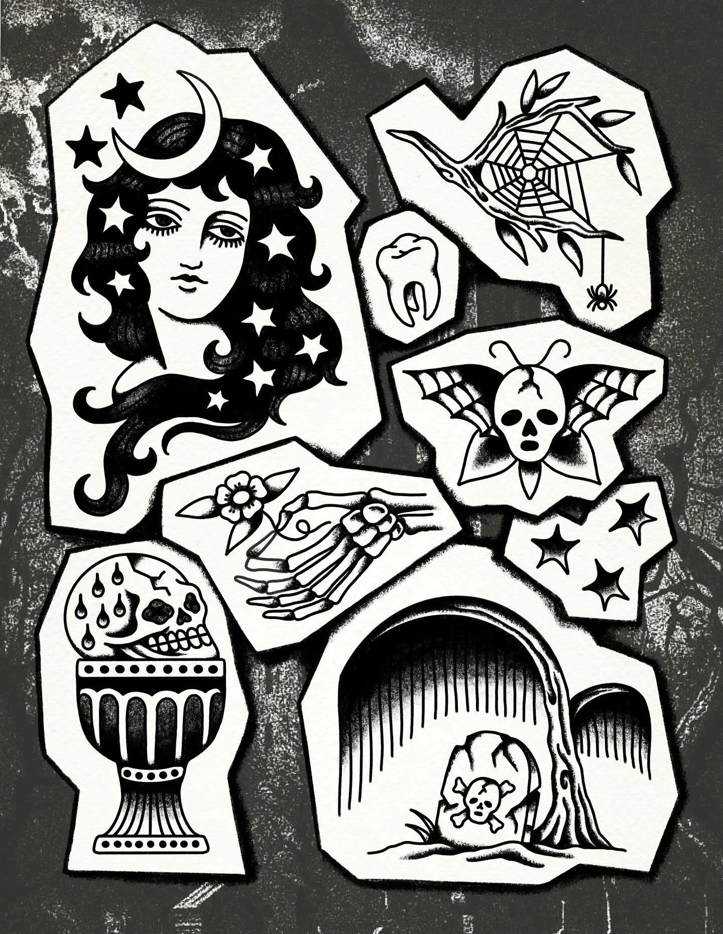 BLACK CAT HALLOWEEN FLASH DAY 🎃 💀 👻 
Join @samantharuth.tattoo @vicleetattoos @graesalisbury @bladeandbeauty_yyj and @tatty_buster for a spooky flash day October 31st starting at 11am! Sign up online! Contact your desired artist for booking! Mask