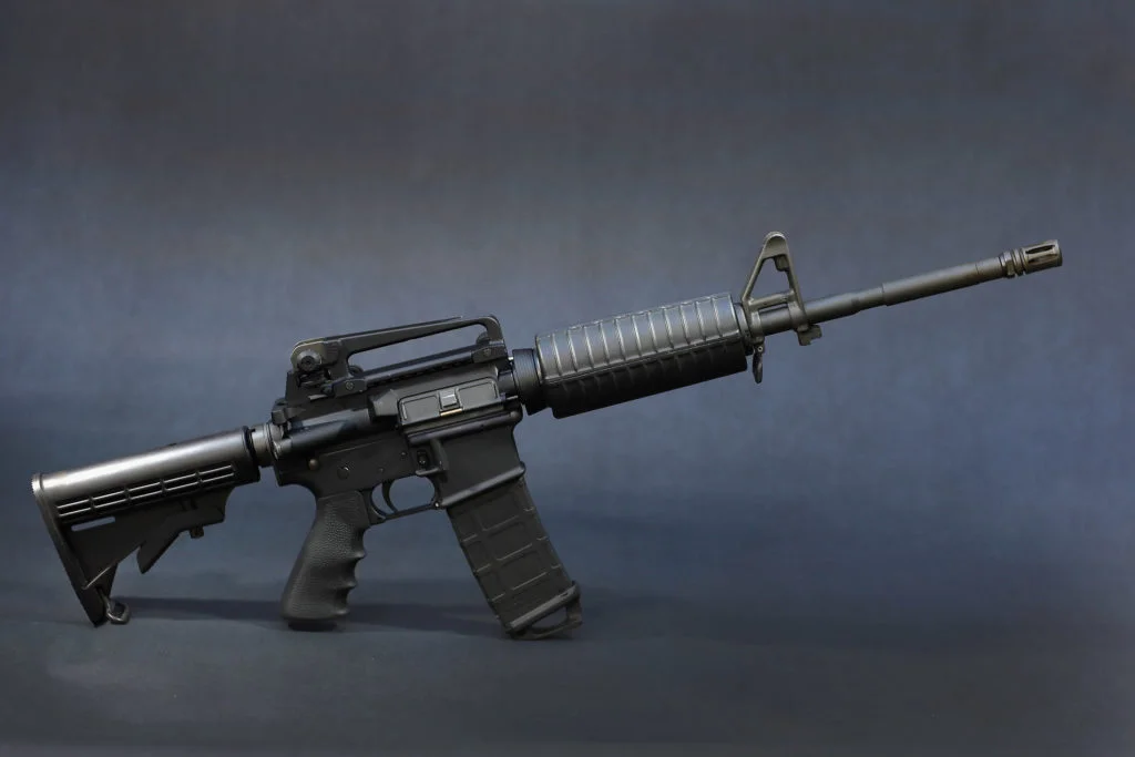 AR-15, popular weapon of choice.