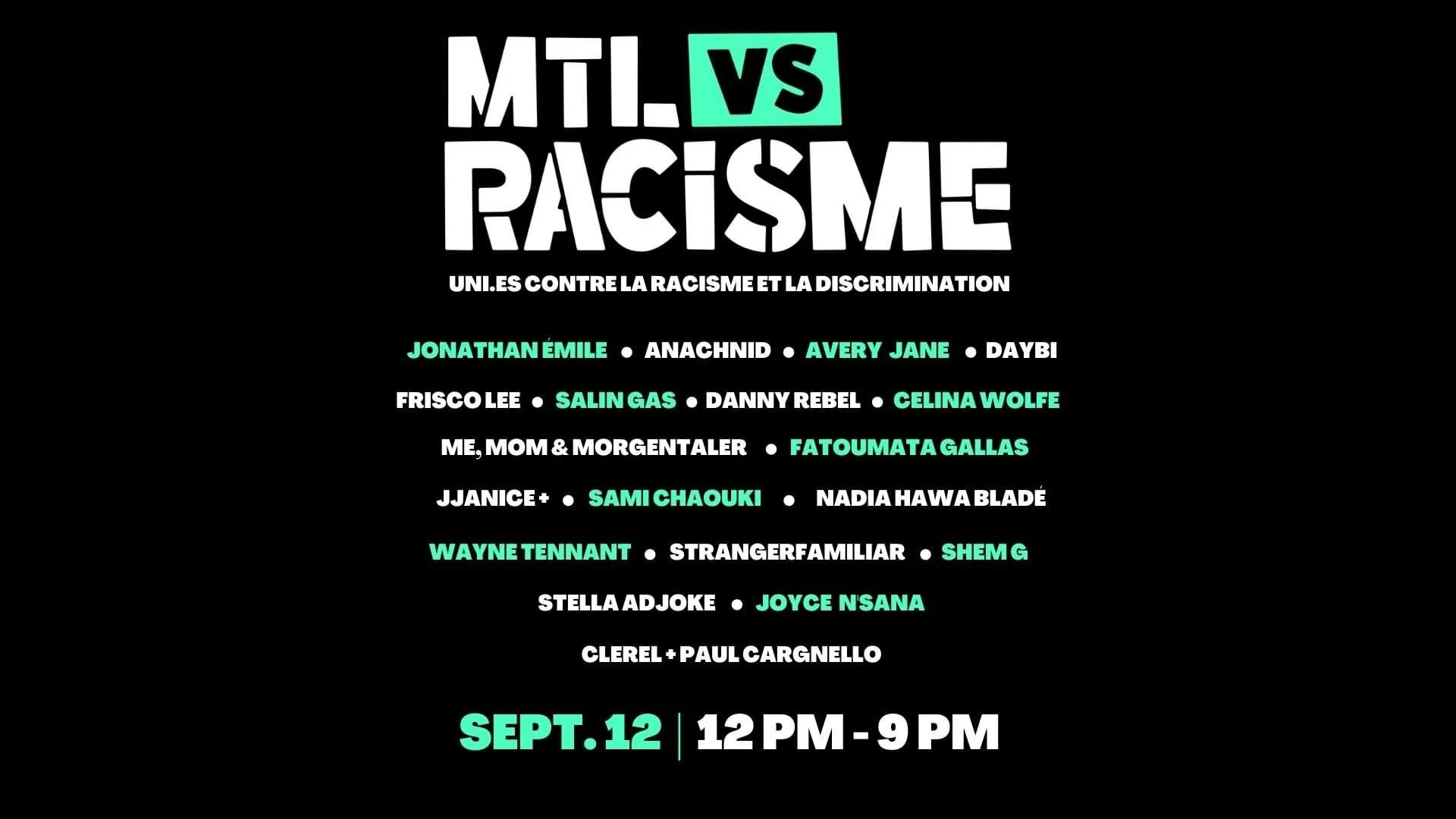 MTL VS RACISME 2020 