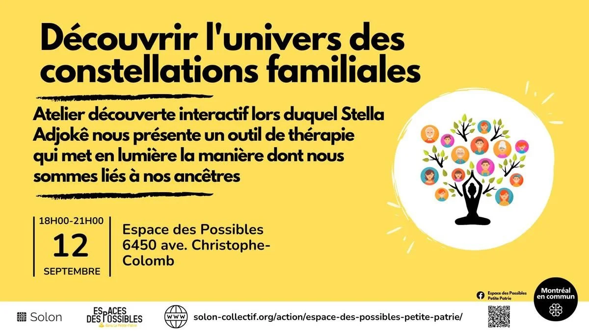 Découvrir l'univers des constellations familiales | Atelier informatif de Stella Adjokê