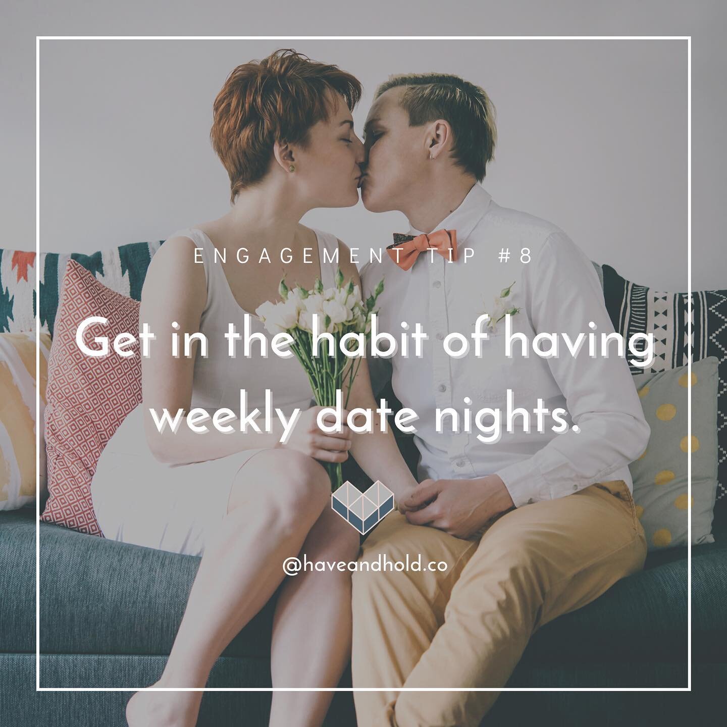 We cannot say this enough. Weekly dates are underrated, especially in covid times when going out isn&rsquo;t what it used to be. 

Because here&rsquo;s the thing... after you&rsquo;ve been together for a while, we fall into a routine &mdash; and with