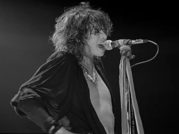 Steven Tyler of Aerosmith at the San Diego Sports Arena