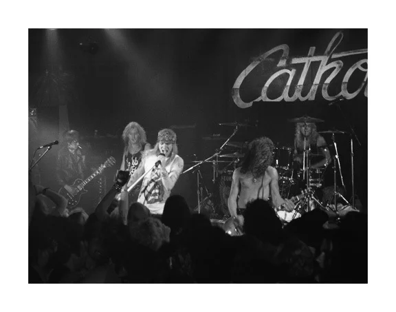 Guns 'N Roses at the Cathouse for the "It's So Easy" Music Video Shoot