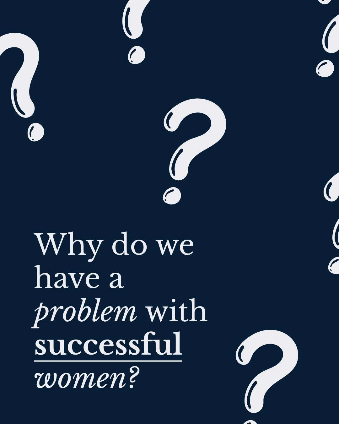 We love to champion women who rise from a struggle, but as soon as they become &quot;too successful&quot; the narrative often turns. It's a concerning pattern I&rsquo;ve noticed. It's as if they've broken an unwritten rule. We celebrate the climb, bu