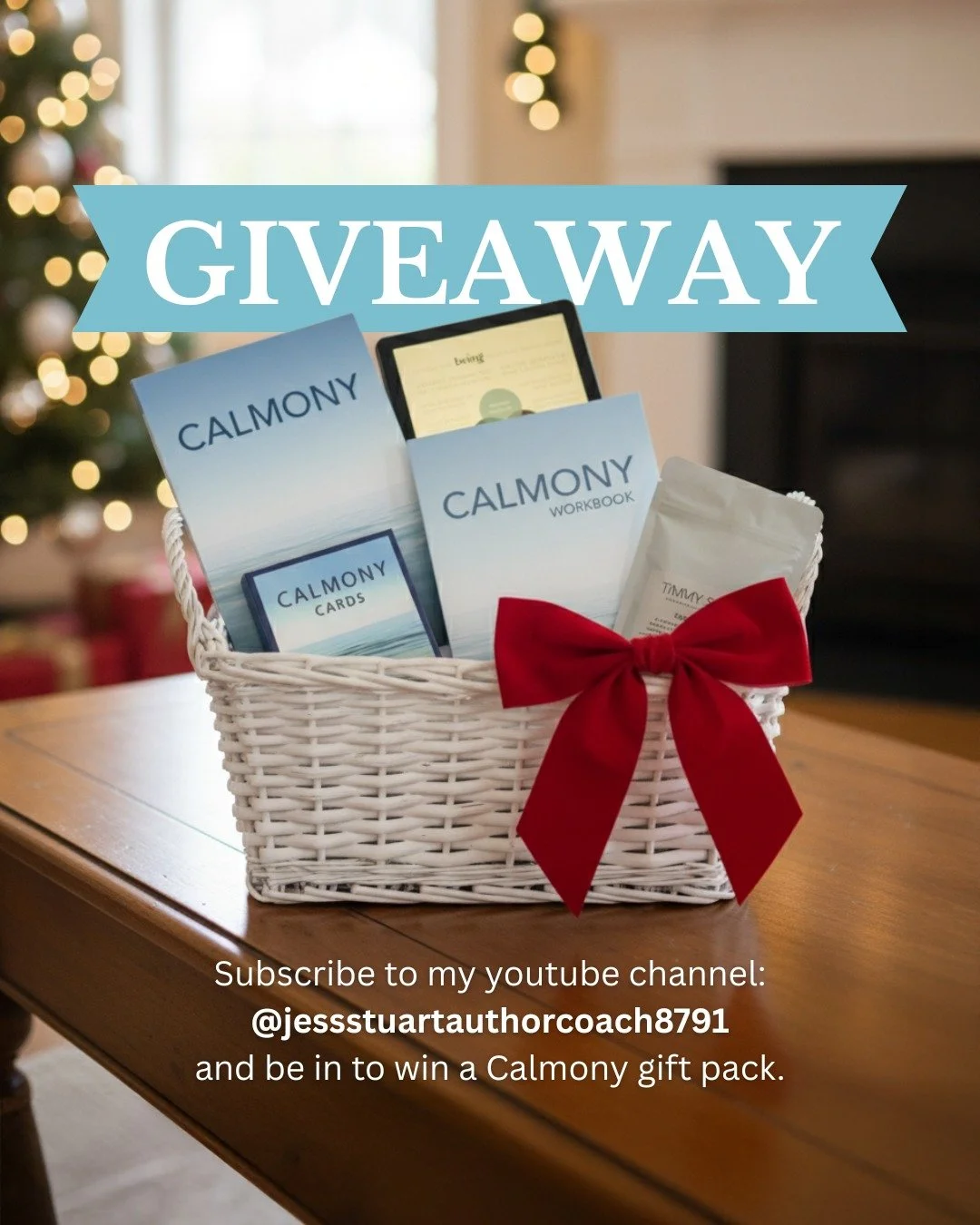 ✨ GIVEAWAY TIME ✨

I&rsquo;m so excited to be sharing more conversations and insights over on my YouTube channel, and I'd love for you to be part of the community there.

To celebrate, I&rsquo;m giving away one of my Calmony Gift Packs to one of my s