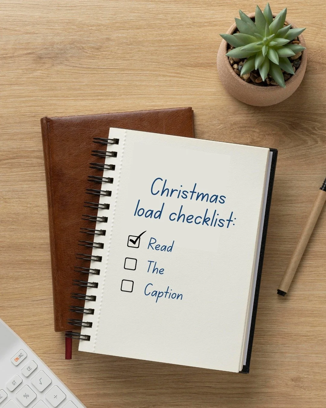 We've been talking a lot about that end-of-year burnout, and so much of it comes from the huge "invisible load" of the holidays.

I created a checklist to help us see exactly what that load looks like. Because when we see it all written dow