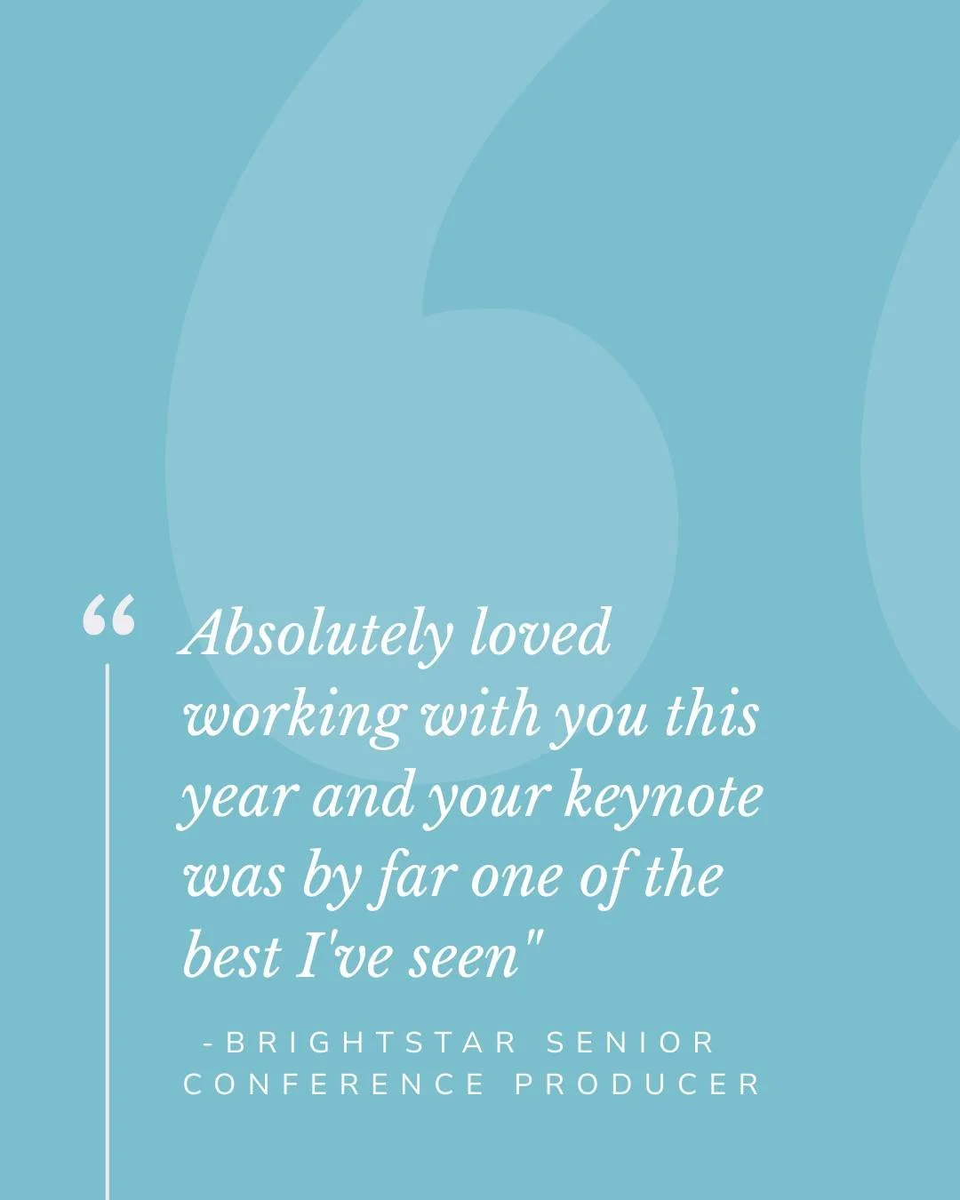Stepping onto a stage is always such a privilege. But for me, the goal isn't just to motivate for an hour; it&rsquo;s to leave behind tools that last a lifetime.

Whether we are talking about overcoming burnout, navigating impostor syndrome, or simpl