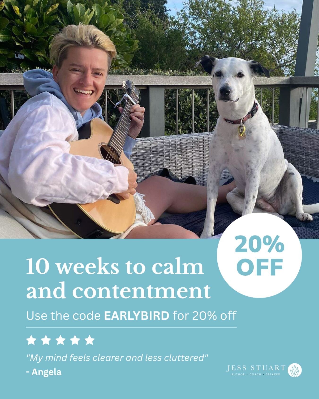 For 48 hours only, you can get 20% off my 10-week Calmony Programme kicking off on the 20th April ✨

This 10-week transformation will help you live a more present, connected, and purposeful life. It includes weekly videos, a community for discussion 