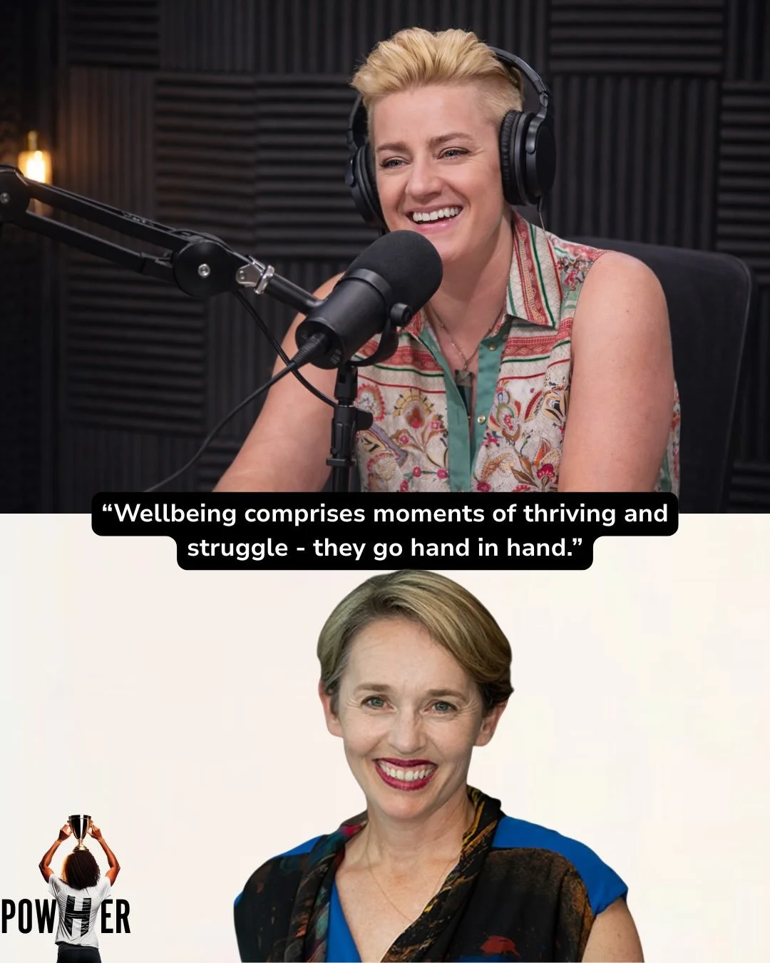 In my latest PowHer podcast episode, I spoke with the incredible Dr Michelle McQuaid.

Michelle is a researcher and workplace wellbeing expert, who translates insights from positive psychology, neuroscience, and organisational science into practical 